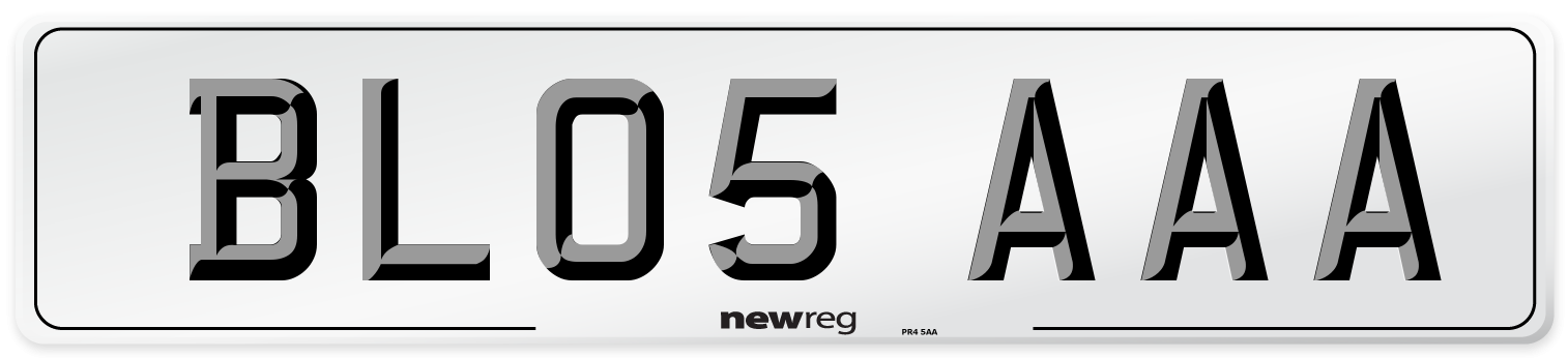BL05 AAA Number Plate from New Reg
